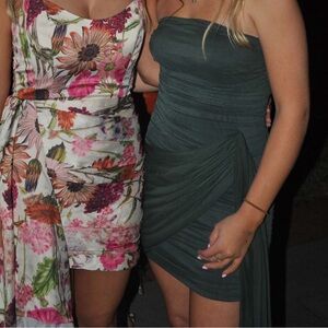 Amanda uprichard anja mini dress in moss